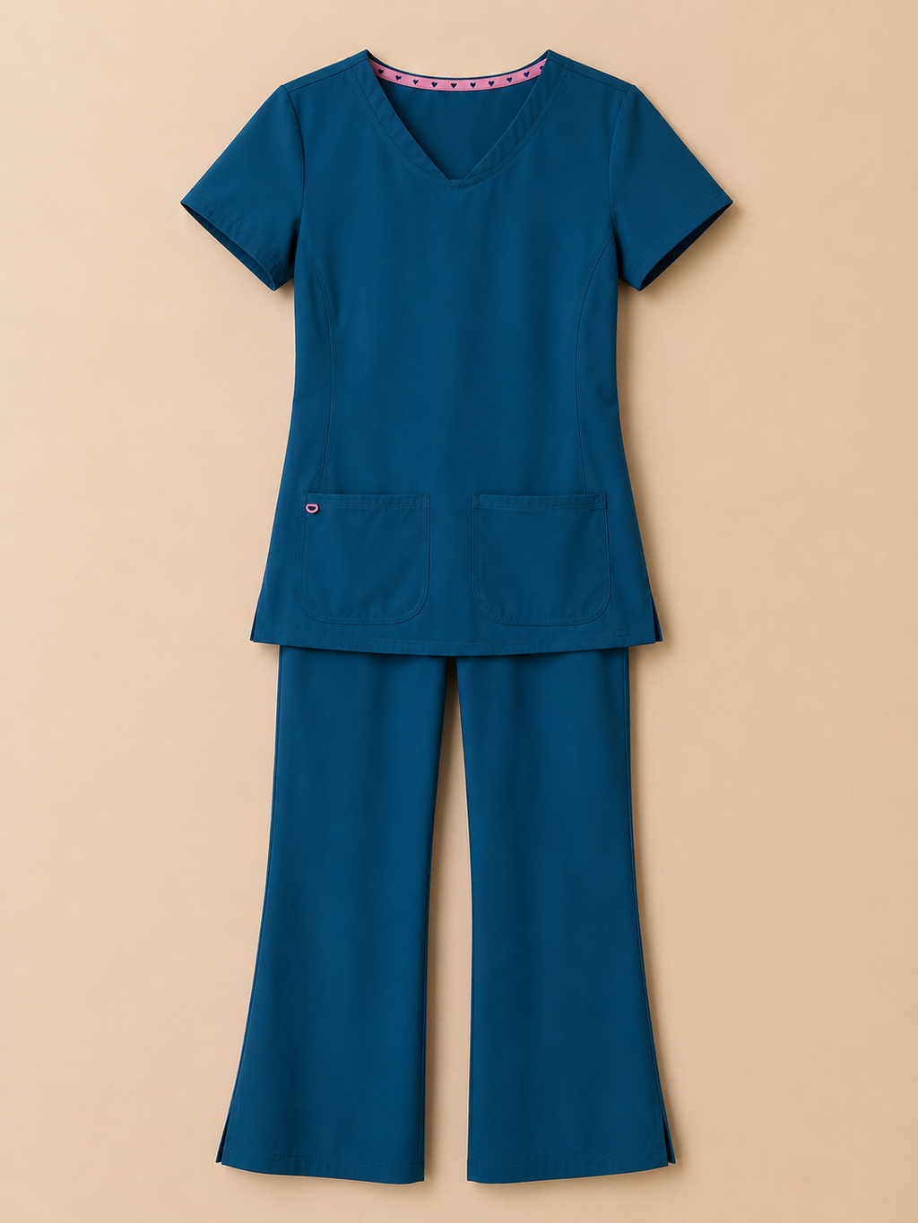 XS Womens HeartSoul Scrub Set